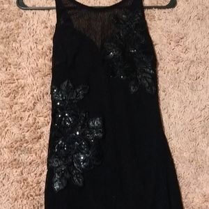Black cocktail dress